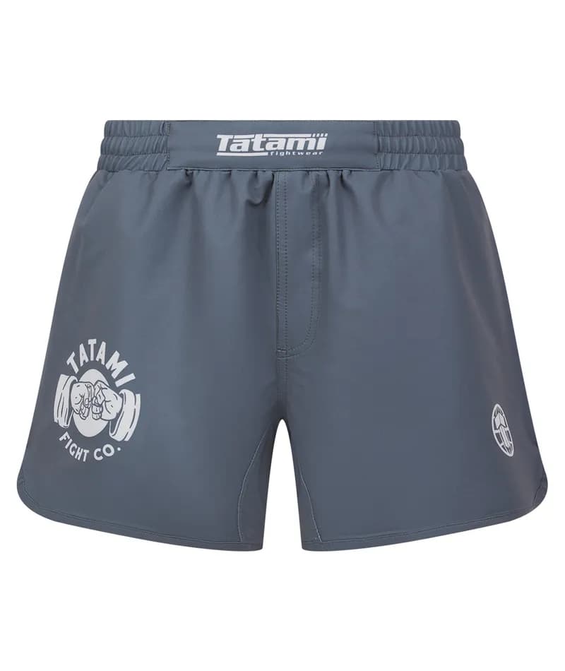 Fist Bump High Cut Shorts - Grey — image 1 of 1