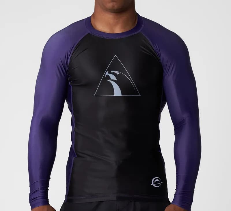 FUJI x Alliance Ranked Long Sleeve Rashguard Purple — image 1 of 1