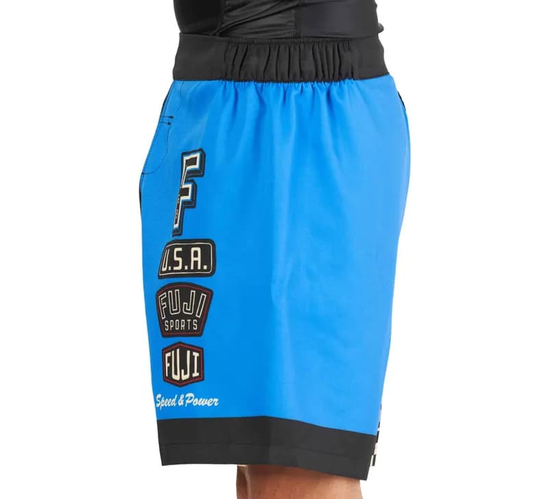 Full Throttle Lightweight Shorts Black/Blue — image 1 of 1