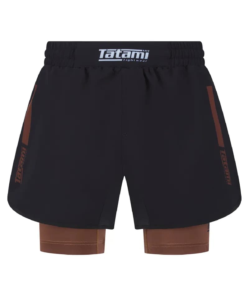 IBJJF Ranked Hybrid Shorts - Brown — image 1 of 1