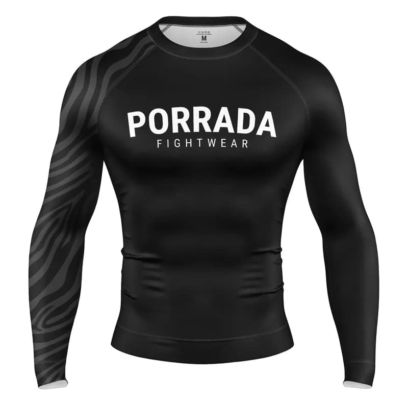IBJJF Ranked Long Sleeve Rash Guard - Black — image 1 of 1