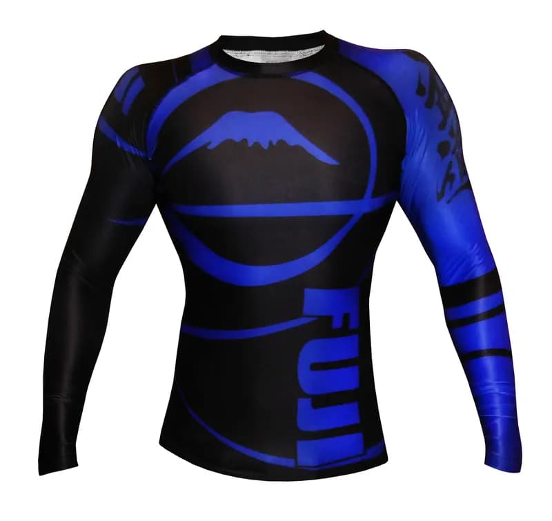 IBJJF Ranked Long Sleeve Rash Guard - Blue — image 1 of 1
