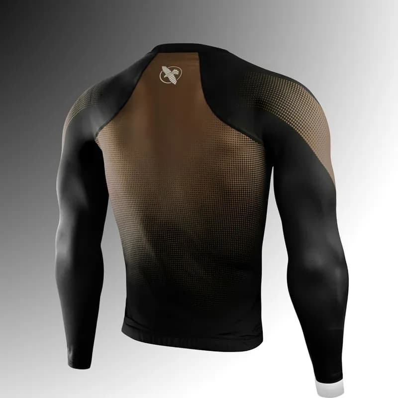 IBJJF Ranked Long Sleeve Rash Guard - Brown — image 1 of 1