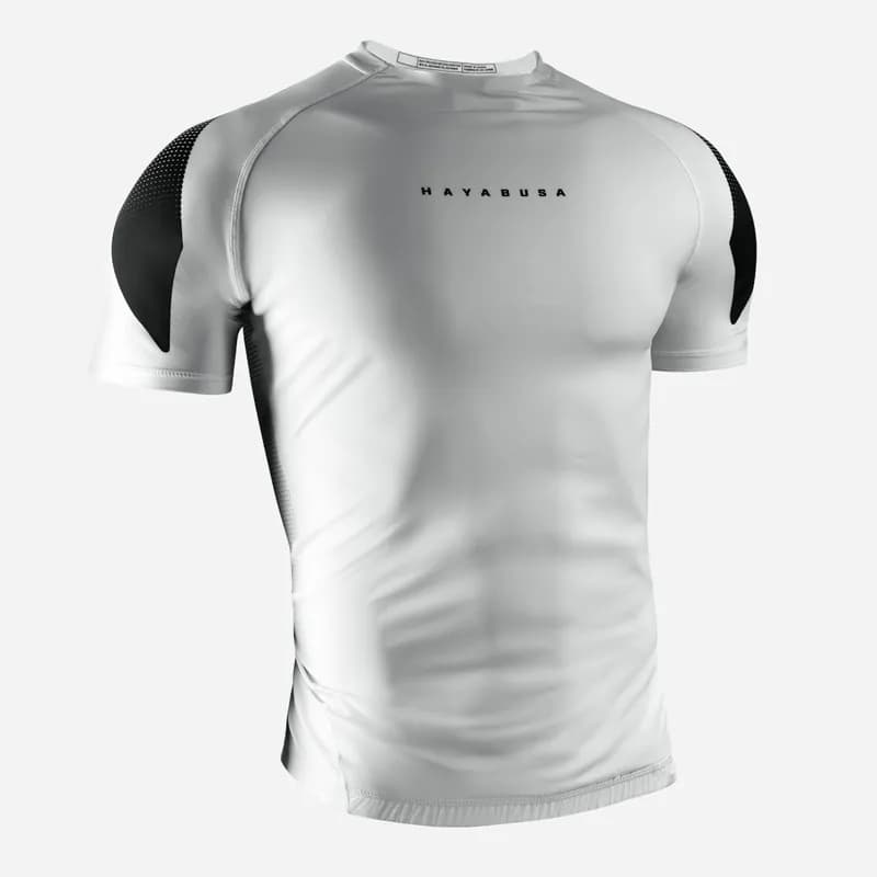 IBJJF Ranked Short Sleeve Rash Guard - White — image 1 of 1