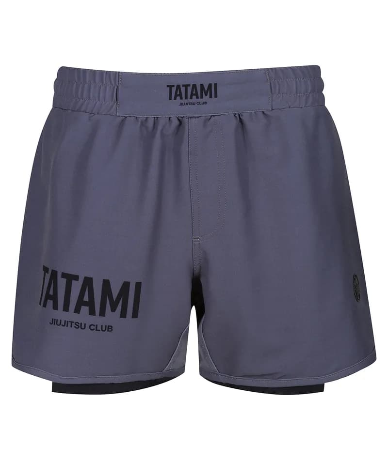JJ Club Hybrid High Cut Shorts - Grey — image 1 of 1