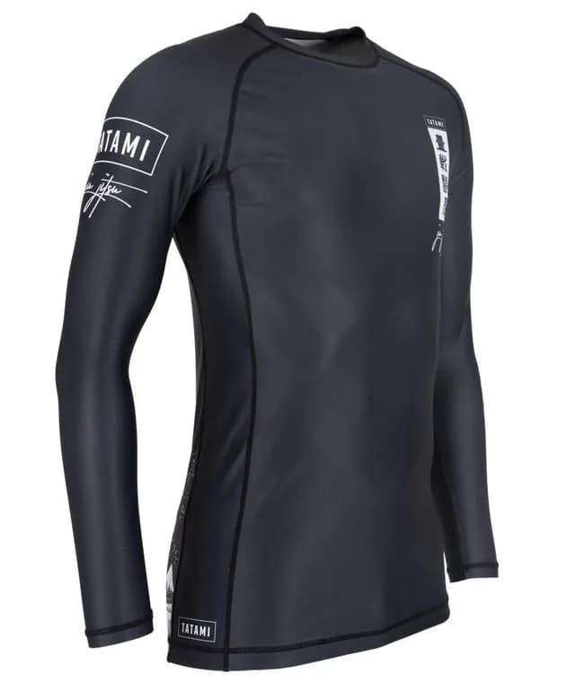 Kanagawa Long Sleeve Rash Guard - Black — image 1 of 1