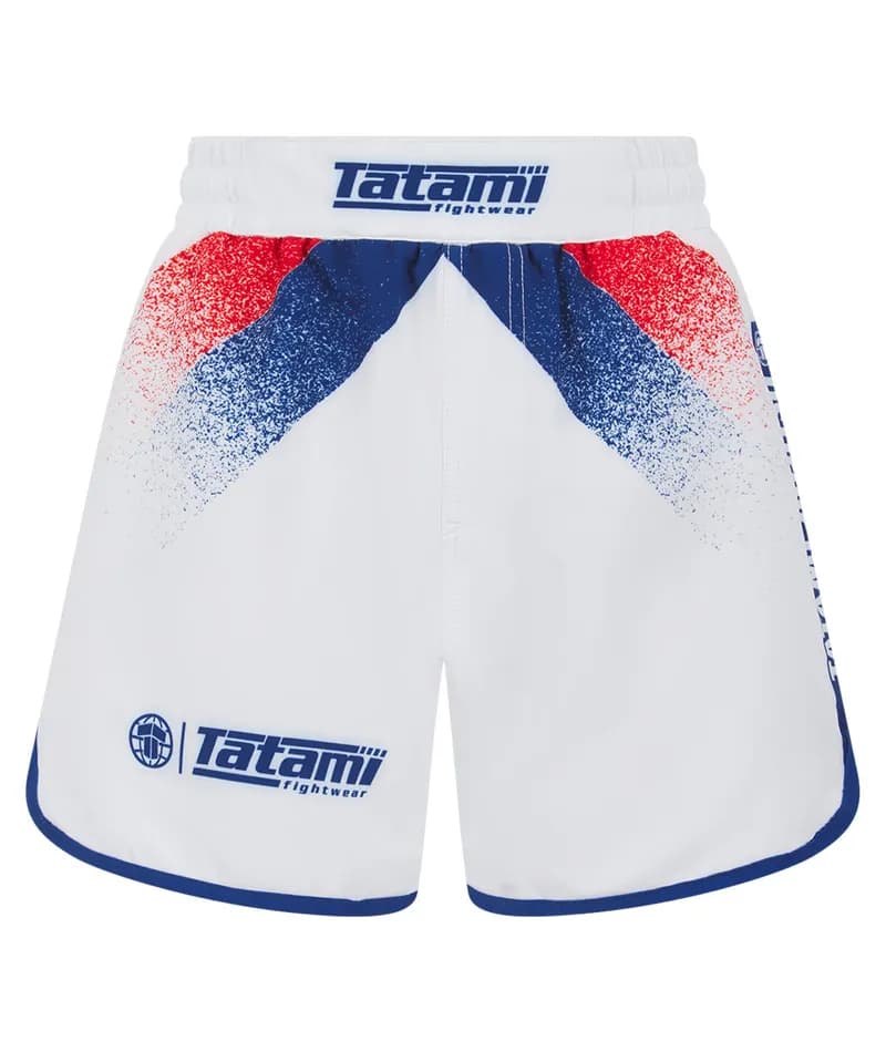 Kids Abstract Shorts - White & Navy — image 1 of 1