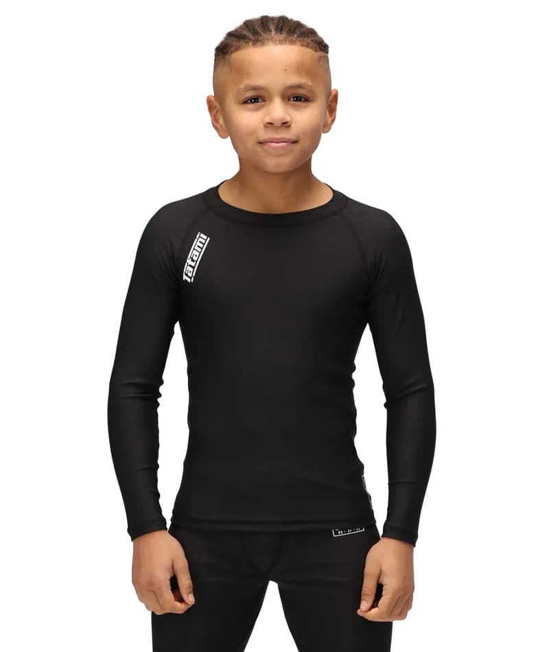 Kids Nova Rash Guard - Black — image 1 of 1