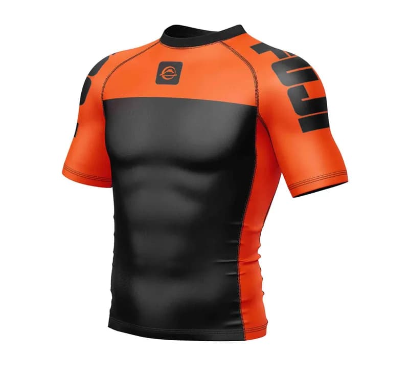 Kids Competition Ranked Rashguard Orange — image 1 of 1