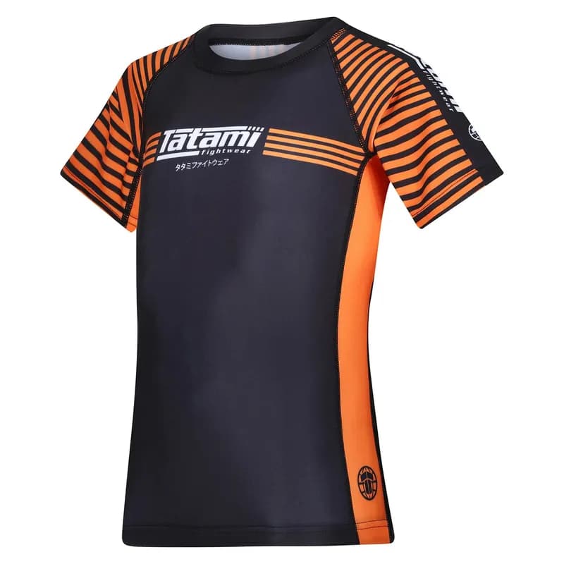 Kids IBJJF Ranked Long Sleeve Rash Guard - Orange — image 1 of 1