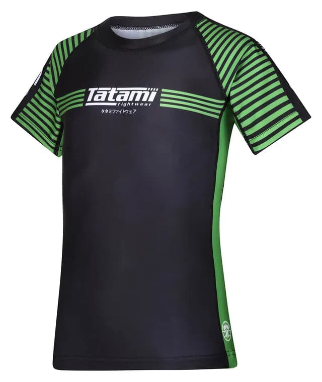 Kids IBJJF Ranked Rash Guard - Green — image 1 of 1