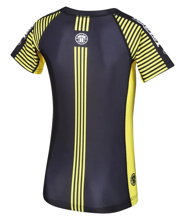 Kids IBJJF Ranked Short Sleeve Rash Guard - Yellow — image 1 of 1