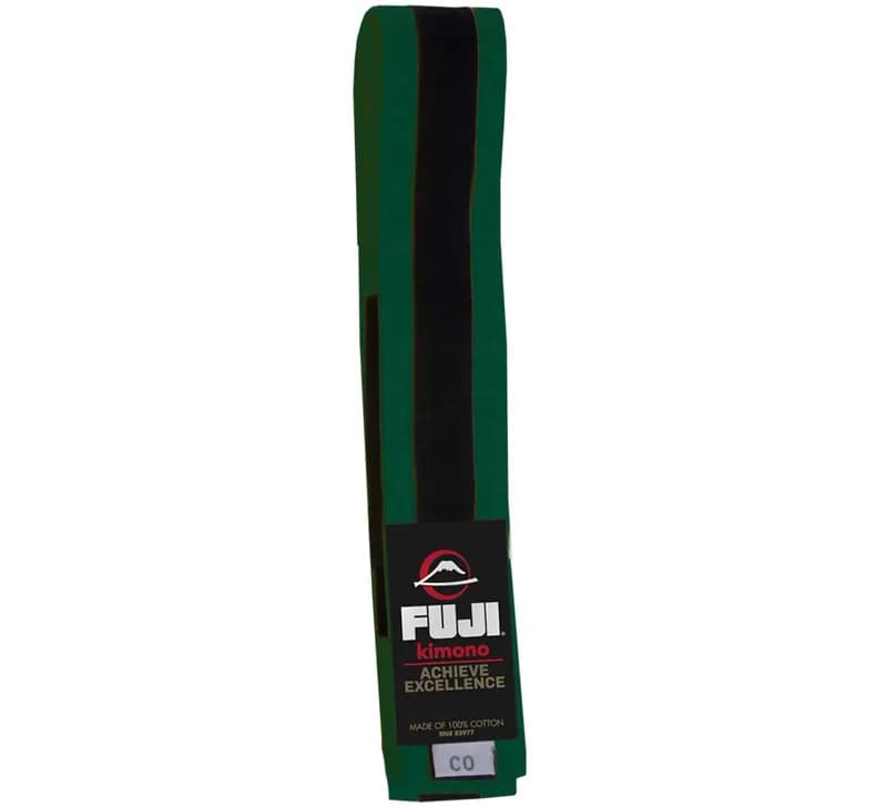Kids Jiu Jitsu Belt Green/Black — image 1 of 1
