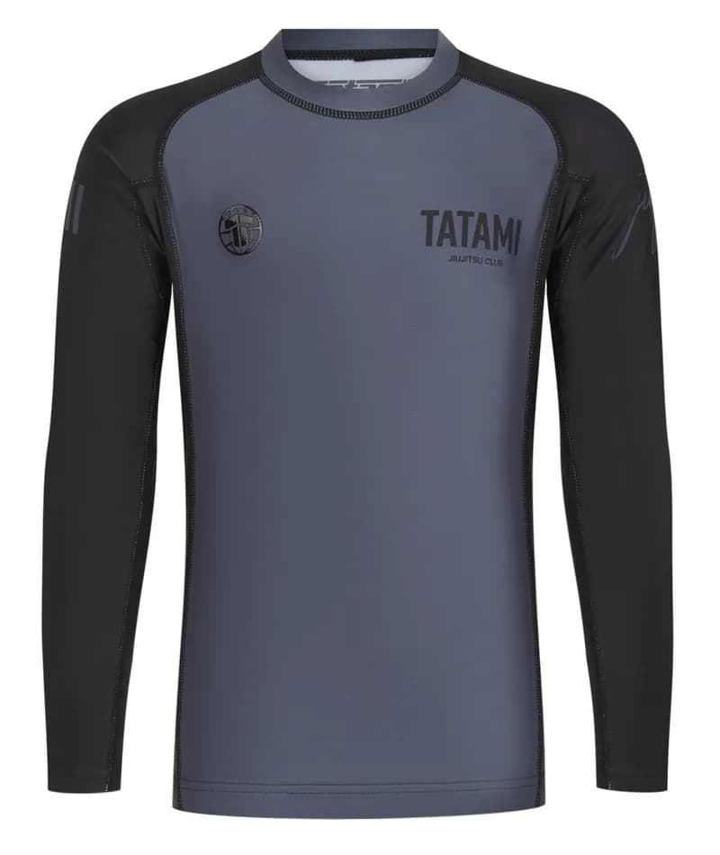 Kids JJ Club Long Sleeve Rash Guard - Grey — image 1 of 1