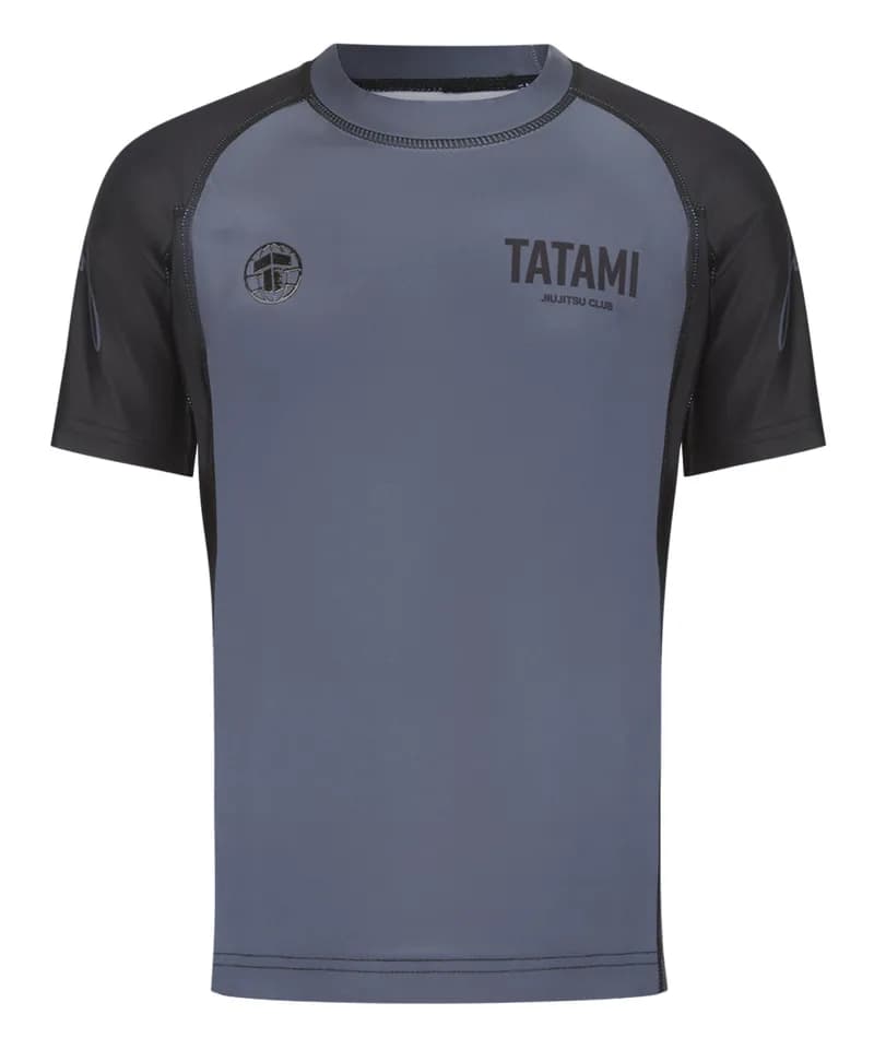 Kids JJ Club Short Sleeve Rash Guard - Grey — image 1 of 1