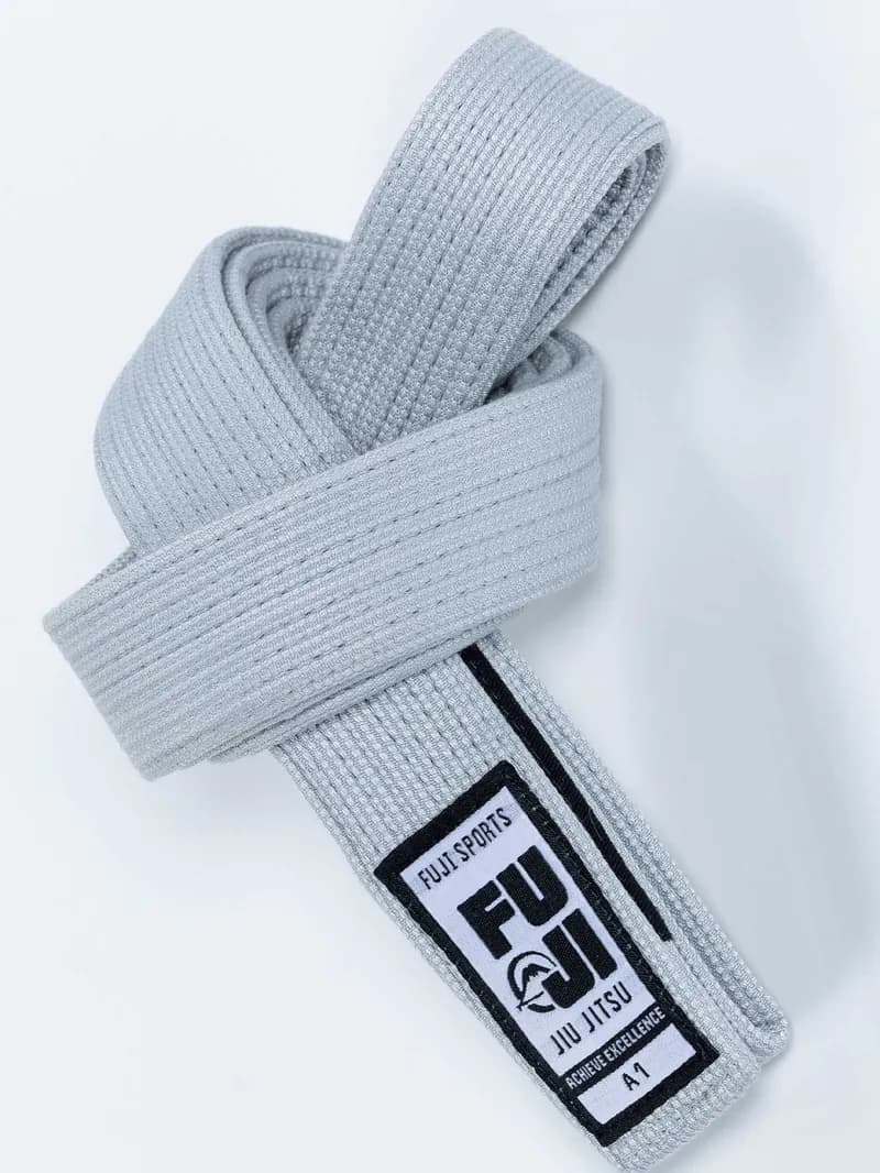 Kids Pearl Weave BJJ Belt Grey — image 1 of 1
