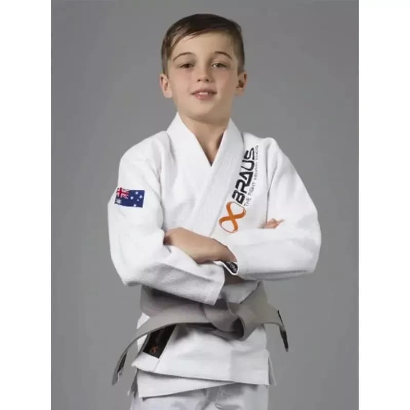 Kids Pro Series Gi - White & Wild Rose — image 1 of 1