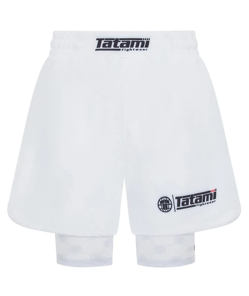 Kids Ranked Hybrid Shorts - White — image 1 of 1
