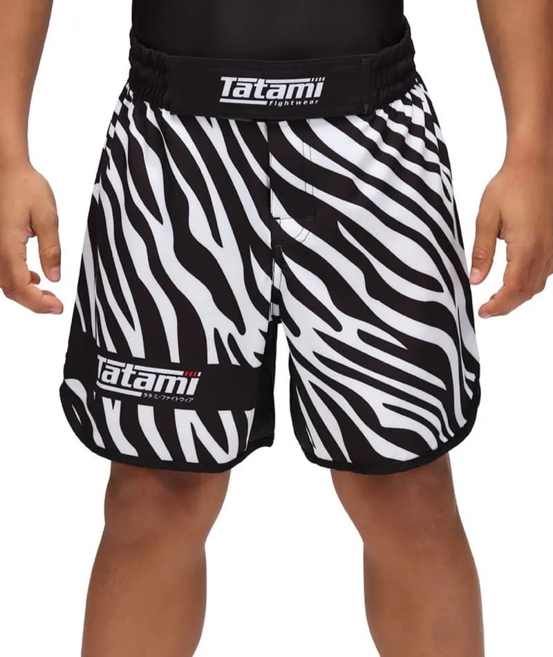Kids Recharge Grappling Shorts - Zebra — image 1 of 1