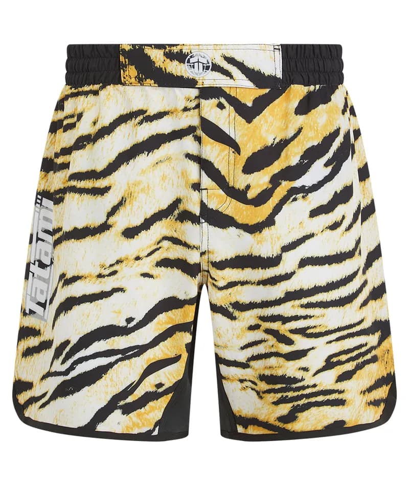 Kids Recharged Grappling Shorts - Yellow Tiger — image 1 of 1