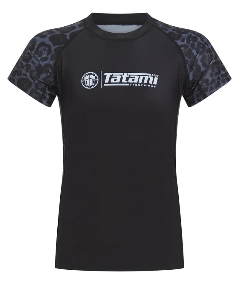 Kids Recharged Rash Guard - Grey Leopard — image 1 of 1