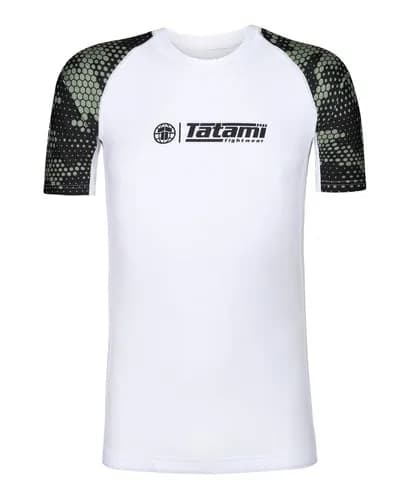 Kids Renegade Rash Guard - White & Green — image 1 of 1