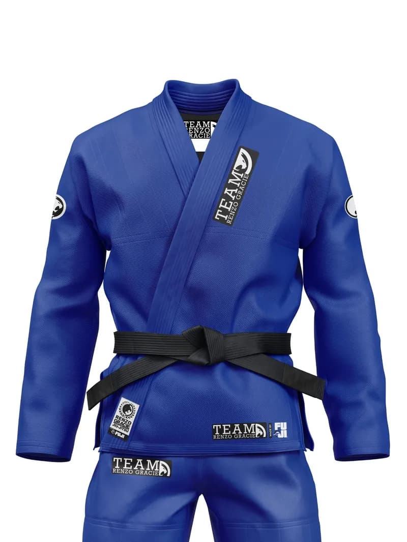 Kids Renzo Gracie Ultra Lite BJJ Gi Blue — image 1 of 1