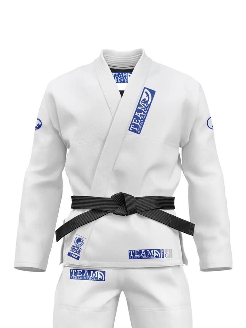 Kids Renzo Gracie Ultra Lite BJJ Gi White — image 1 of 1
