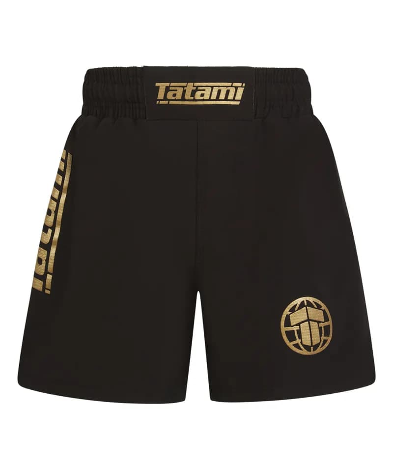 Kids Tatami Pro Grappling Shorts - Black & Gold — image 1 of 1