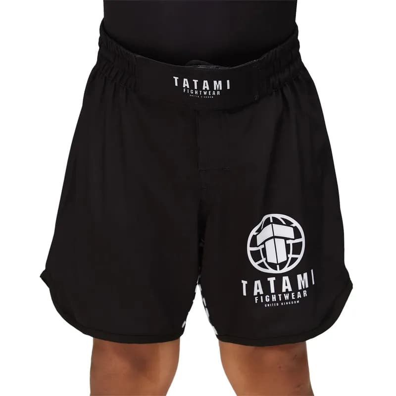 Kids Tatami Pro Grappling Shorts - Black & Silver — image 1 of 1