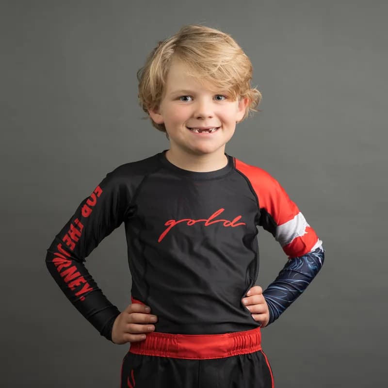 Kids' The Wave Rash Guard — image 1 of 1