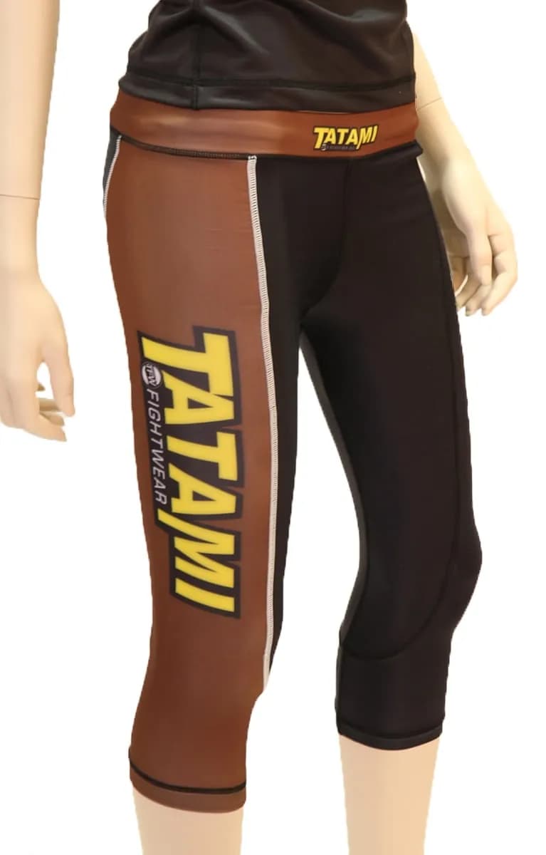 Ladies Contour Leggings - Brown — image 1 of 1