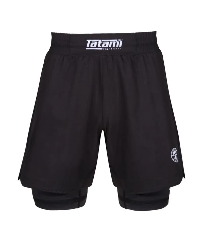 Ladies Dual Layer Grappling Shorts - Black — image 1 of 1