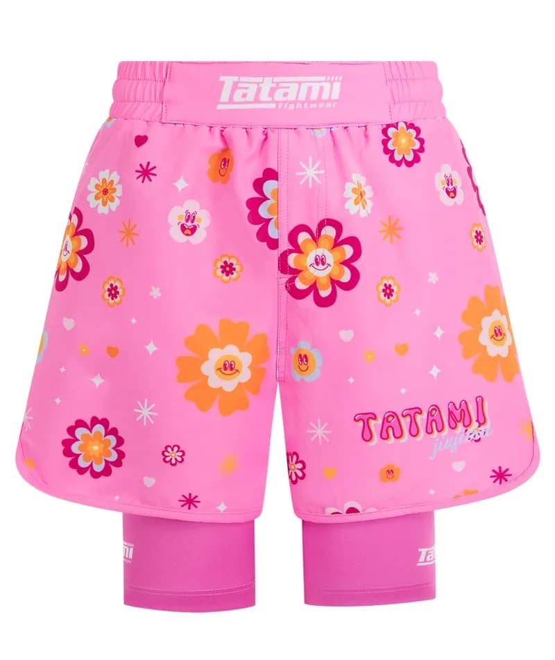 Ladies Flower Power Hybrid Shorts — image 1 of 1