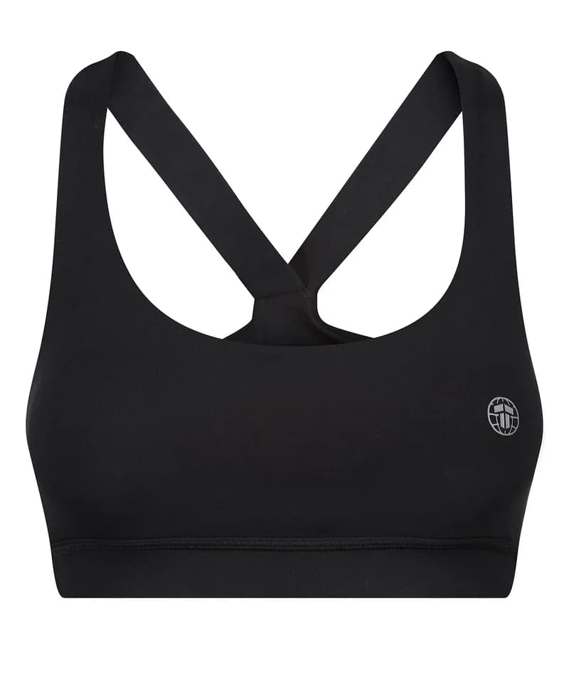 Ladies Fusion Sports Bra - Black — image 1 of 1
