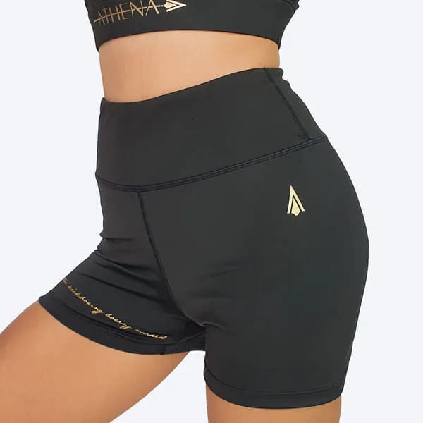 Ladies Luxe Compression Shorts - Black — image 1 of 1