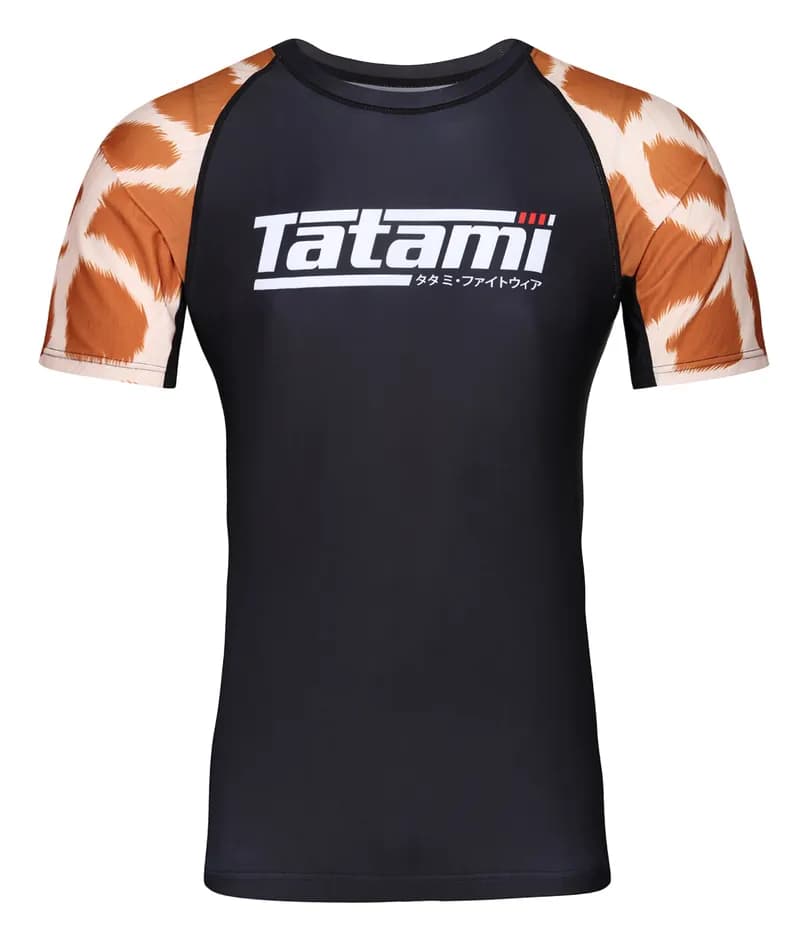 Ladies Recharge Rash Guard - Giraffe — image 1 of 1