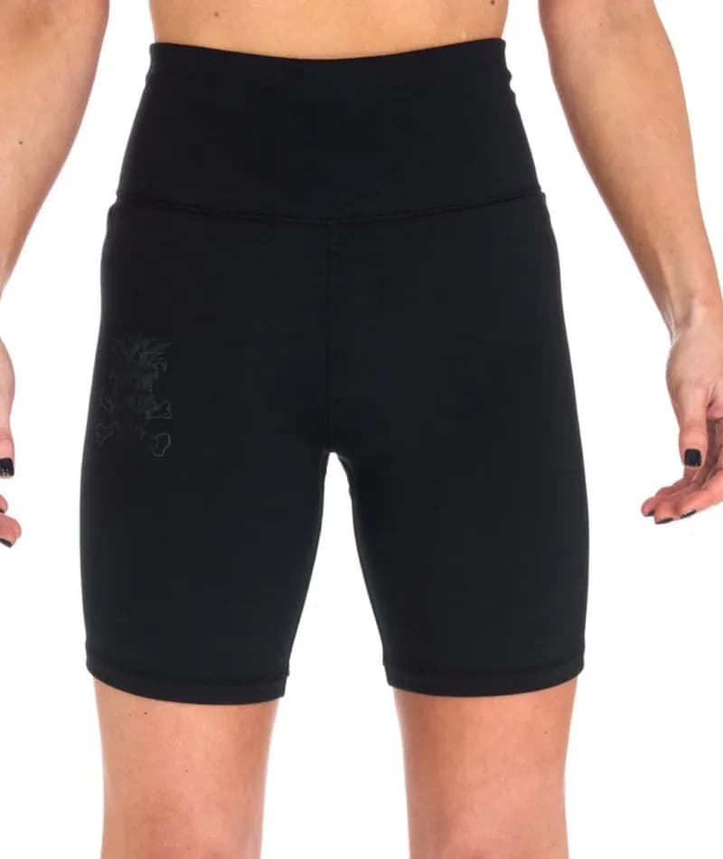 Ladies REORG Pineapple Compression Shorts - Black — image 1 of 1