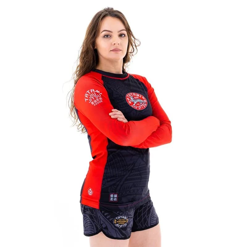 Ladies Tatami Pro Rash Guard - Red — image 1 of 1