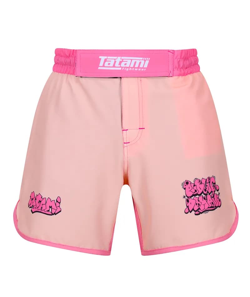 Ladies X Public Domain Papa Don't Peach Shorts — image 1 of 1