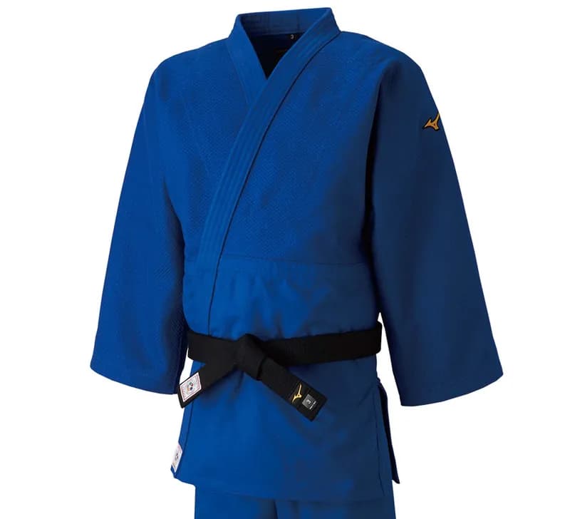 Mizuno Japan Yusho Judo Gi W/Bird Blue — image 1 of 1