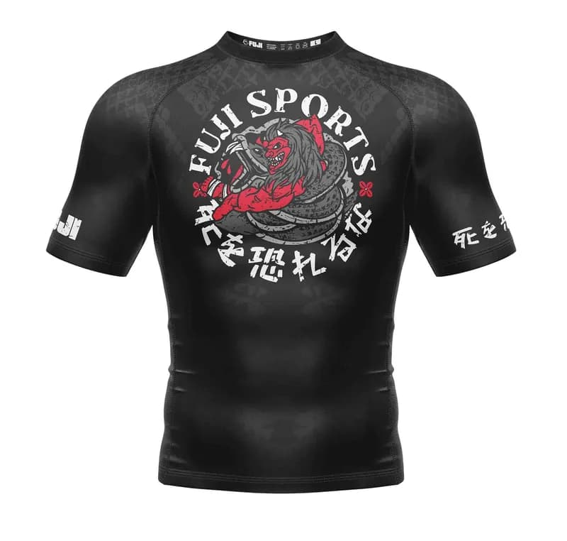 Oni vs. Anaconda Short Sleeve Rashguard Black — image 1 of 1