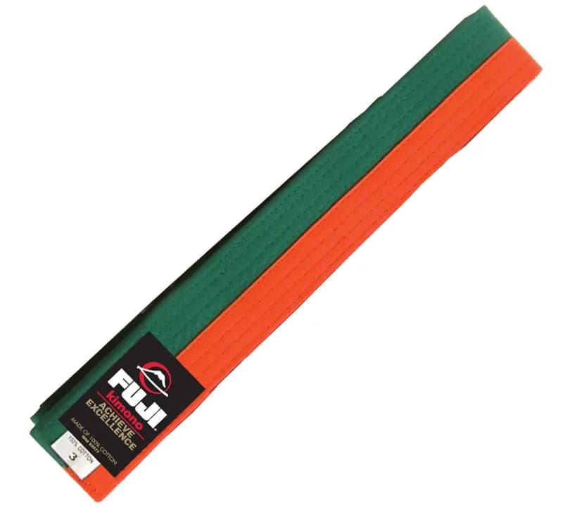 Orange/Green Judo Belt — image 1 of 1