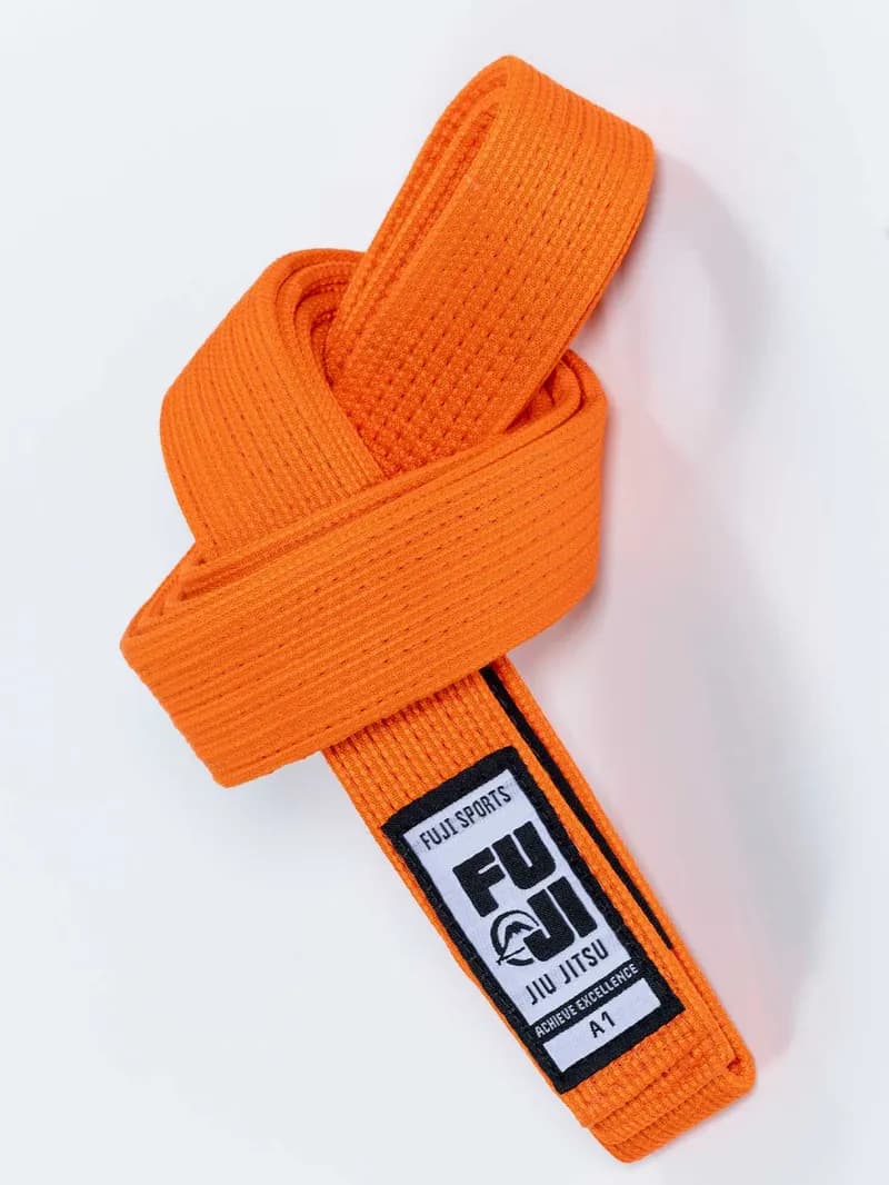 Pearl Weave BJJ Belt Orange — image 1 of 1