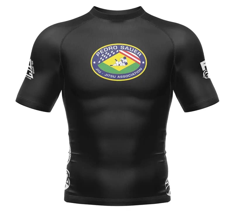 Pedro Sauer Ranked Short Sleeve Rashguard Black — image 1 of 1
