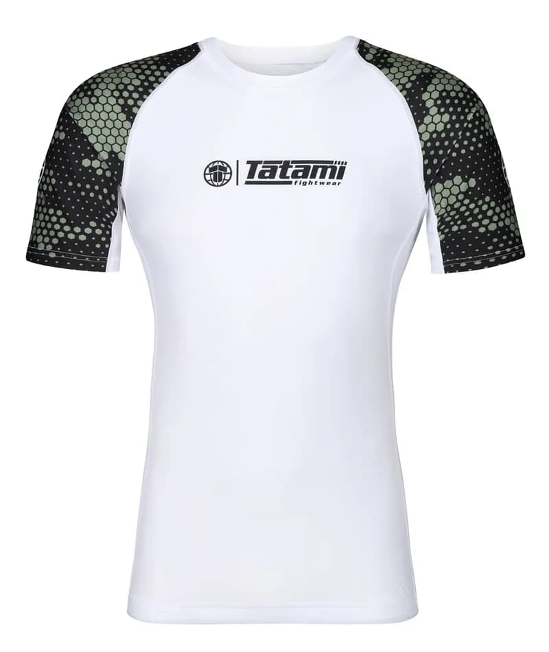 Renegade Rash Guard - White & Green — image 1 of 1