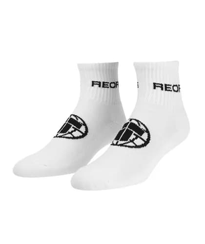 Reorg Half Crew Socks - White — image 1 of 1