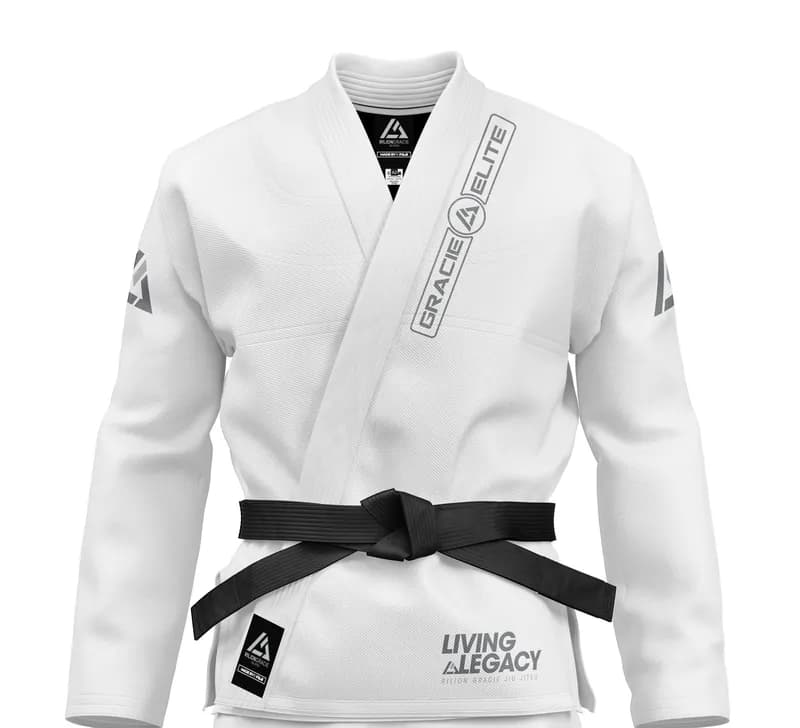 Rilion Gracie Competition BJJ Gi White — image 1 of 1