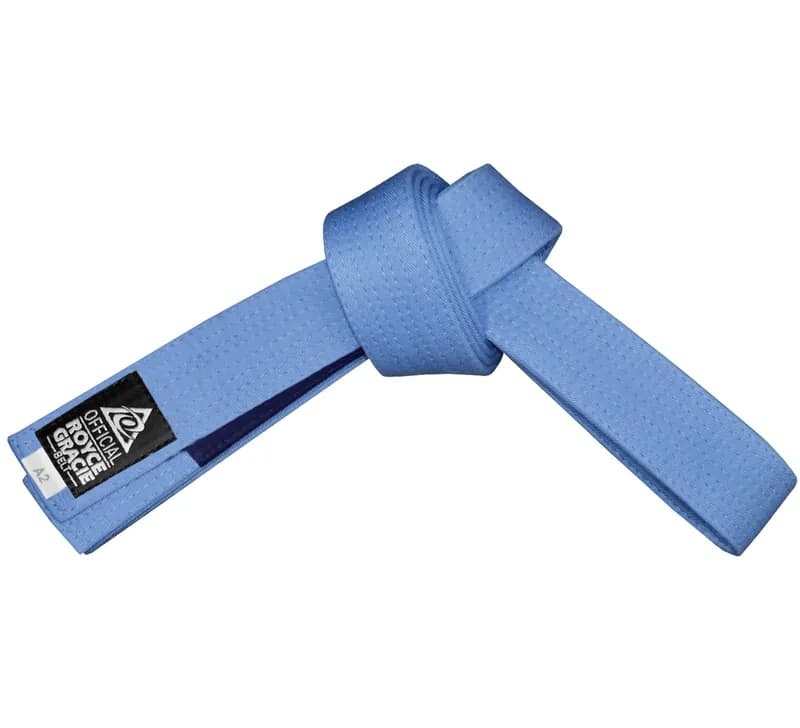 Royce Gracie OFFICIAL Brown BJJ Belt with Blue Bar — image 1 of 1