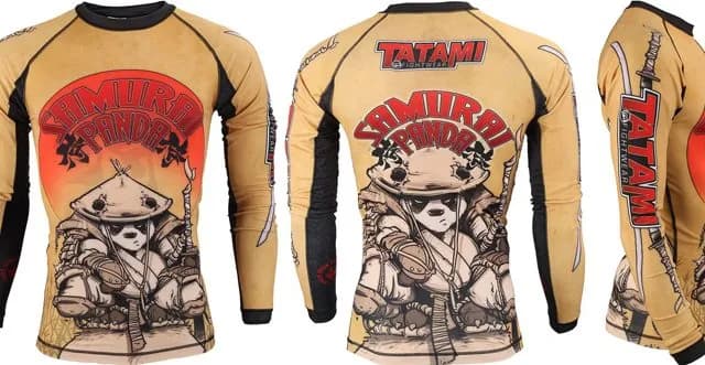 Samurai Panda Rash Guard — image 1 of 1